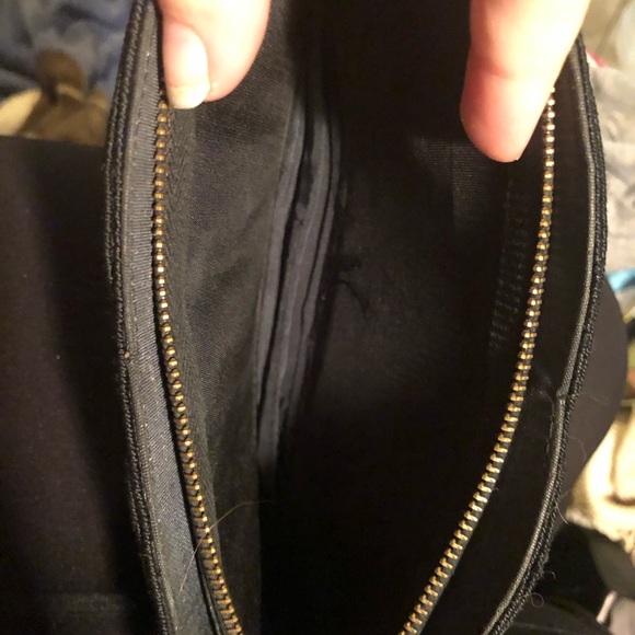 Vintage Black Cordé Clutch Evening Bag - Picture 3 of 3